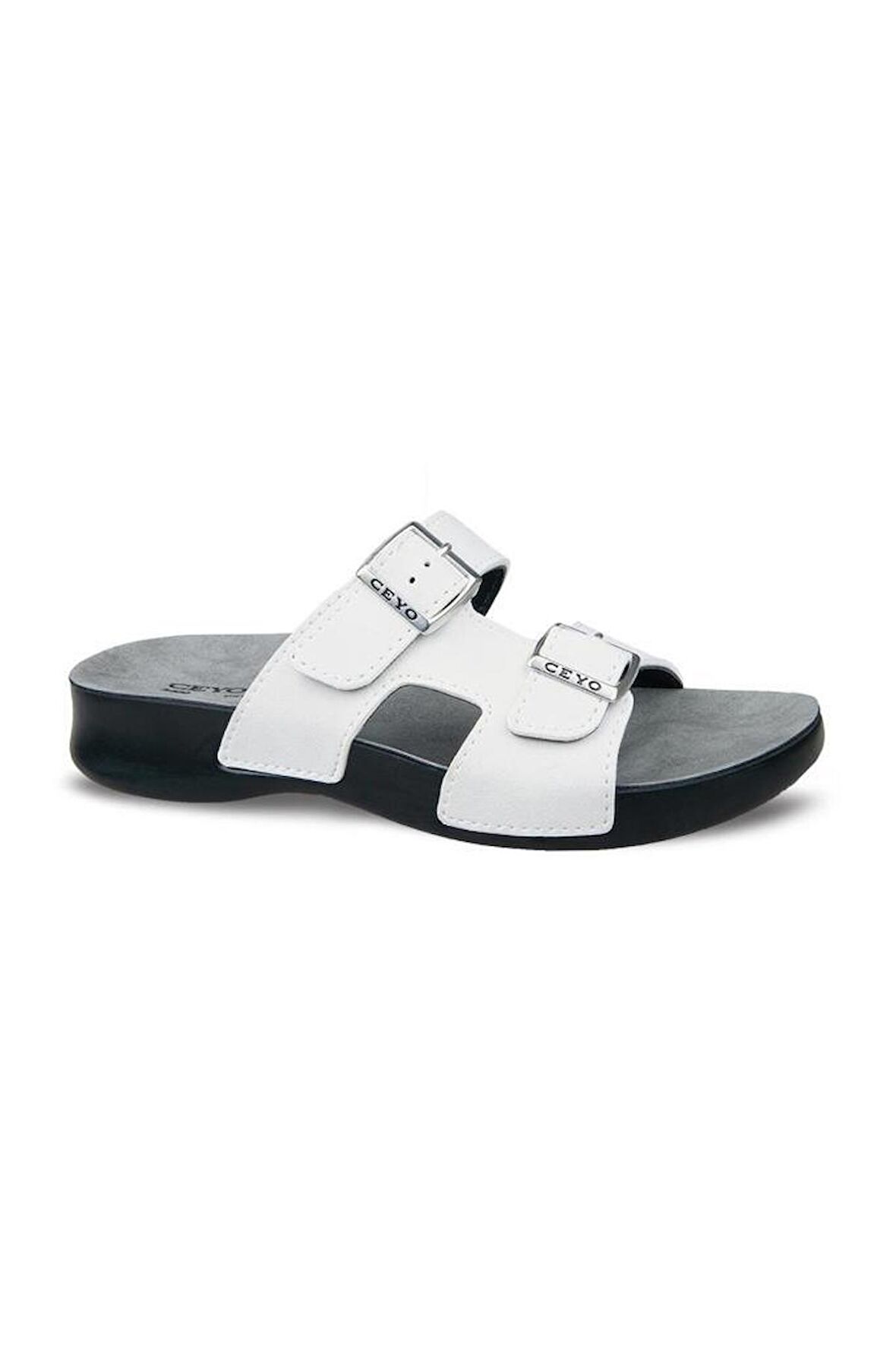 Ceyo 3400-19 Anatomik Taban Kadın Terlik Beyaz 36-40 