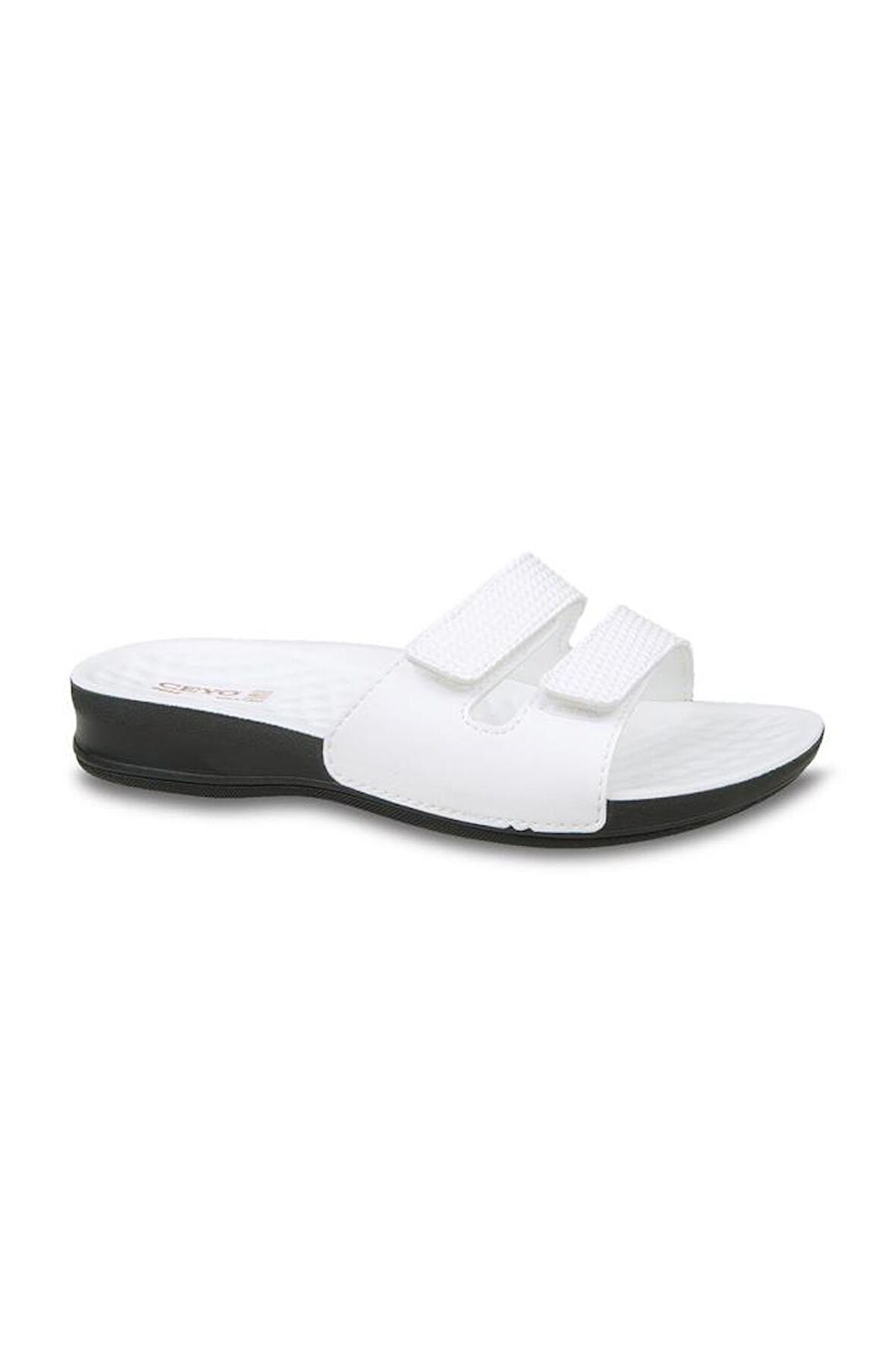 Ceyo 9942-9 Anatomik Taban Kadın Terlik Beyaz 36-40 