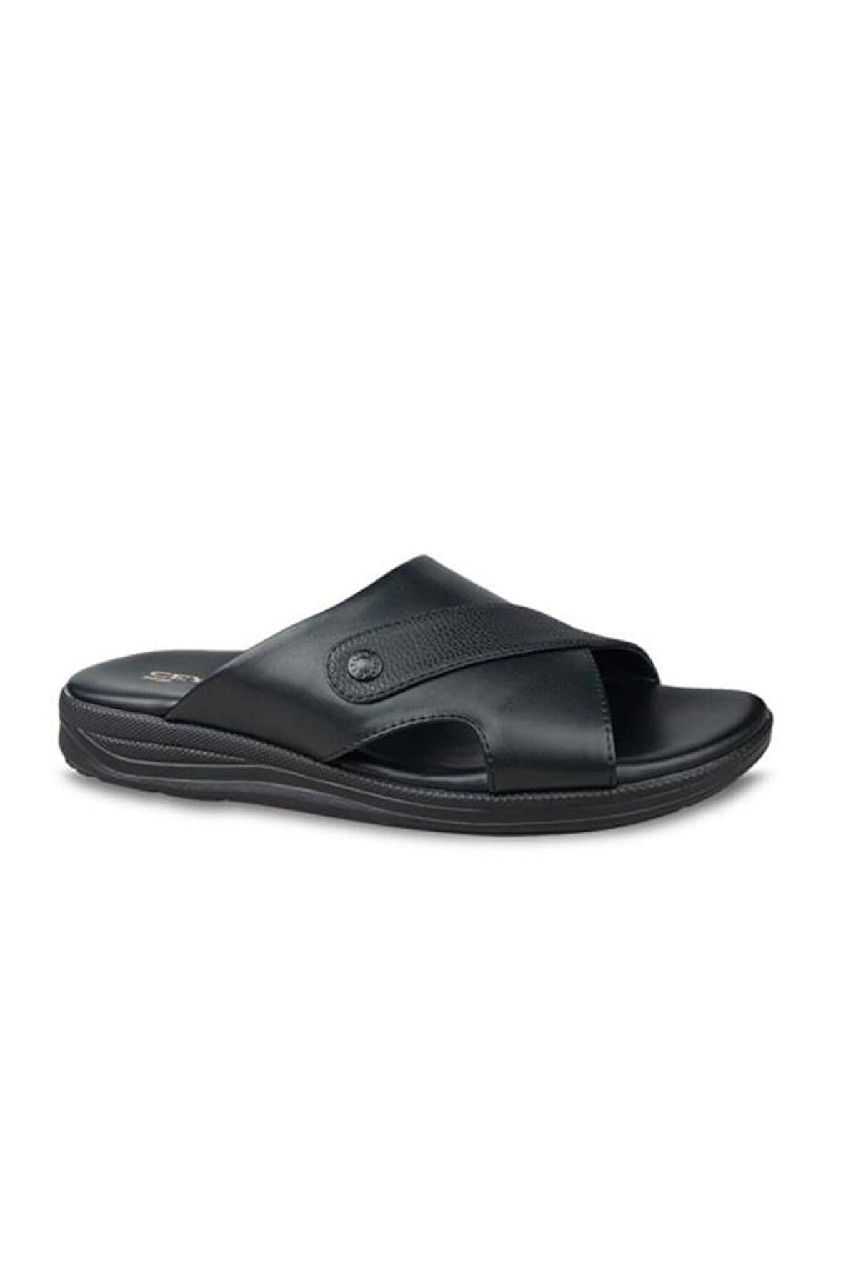 Ceyo 9956-10 Memory Foam Taban Erkek Terlik Siyah 40-45 