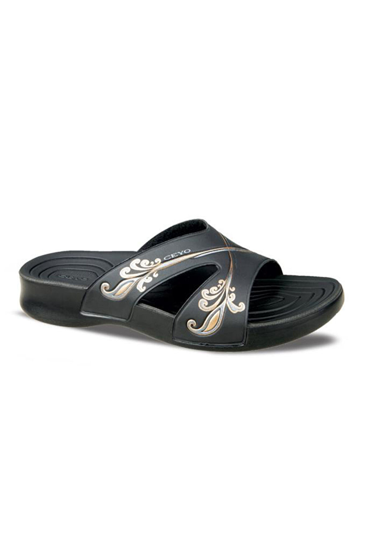 Ceyo 3400-20 Anatomik Taban Kadın Terlik Siyah 36-40 
