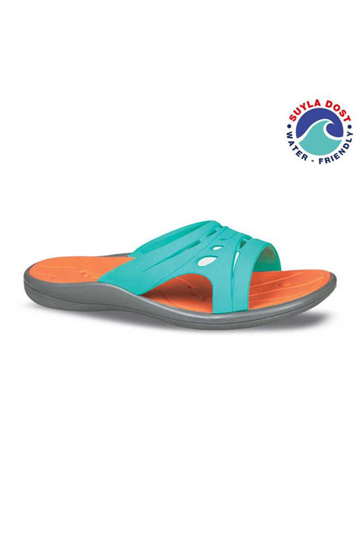 Ceyo NEW SPLASH-Z Anatomik Taban Kadın Plaj Terlik Yeşil 36-40 