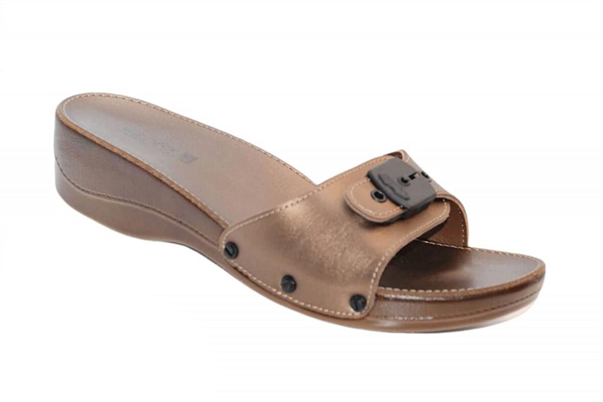 Ceyo Minelli Topuklu Anatomik Kadın Terlik  Bakır