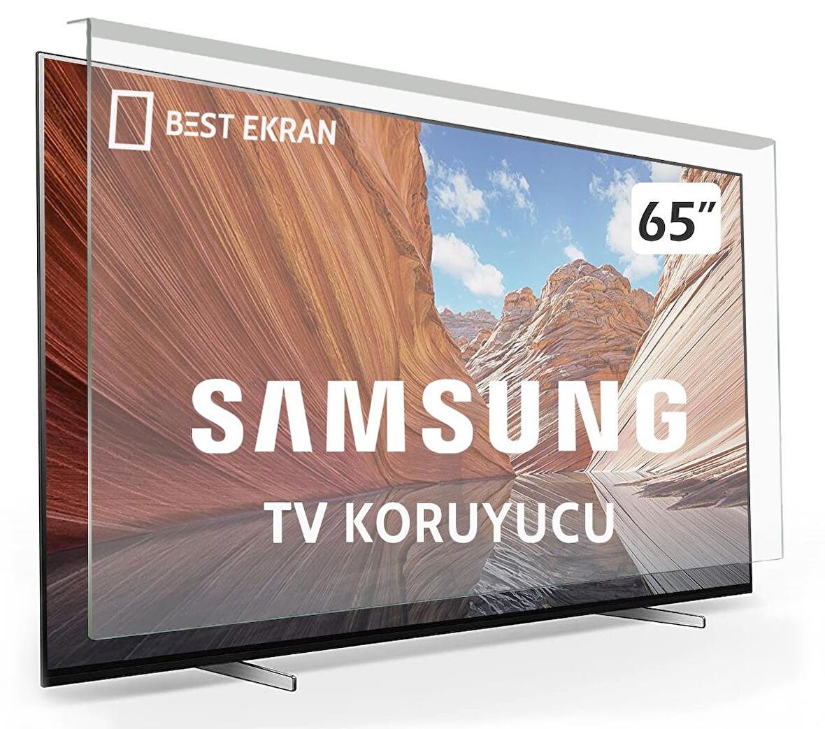 SAMSUNG UE65BU8500U TV EKRAN KORUYUCU - Samsung 65" inç 163 cm 164 Ekran Koruyucu 65 BU8500