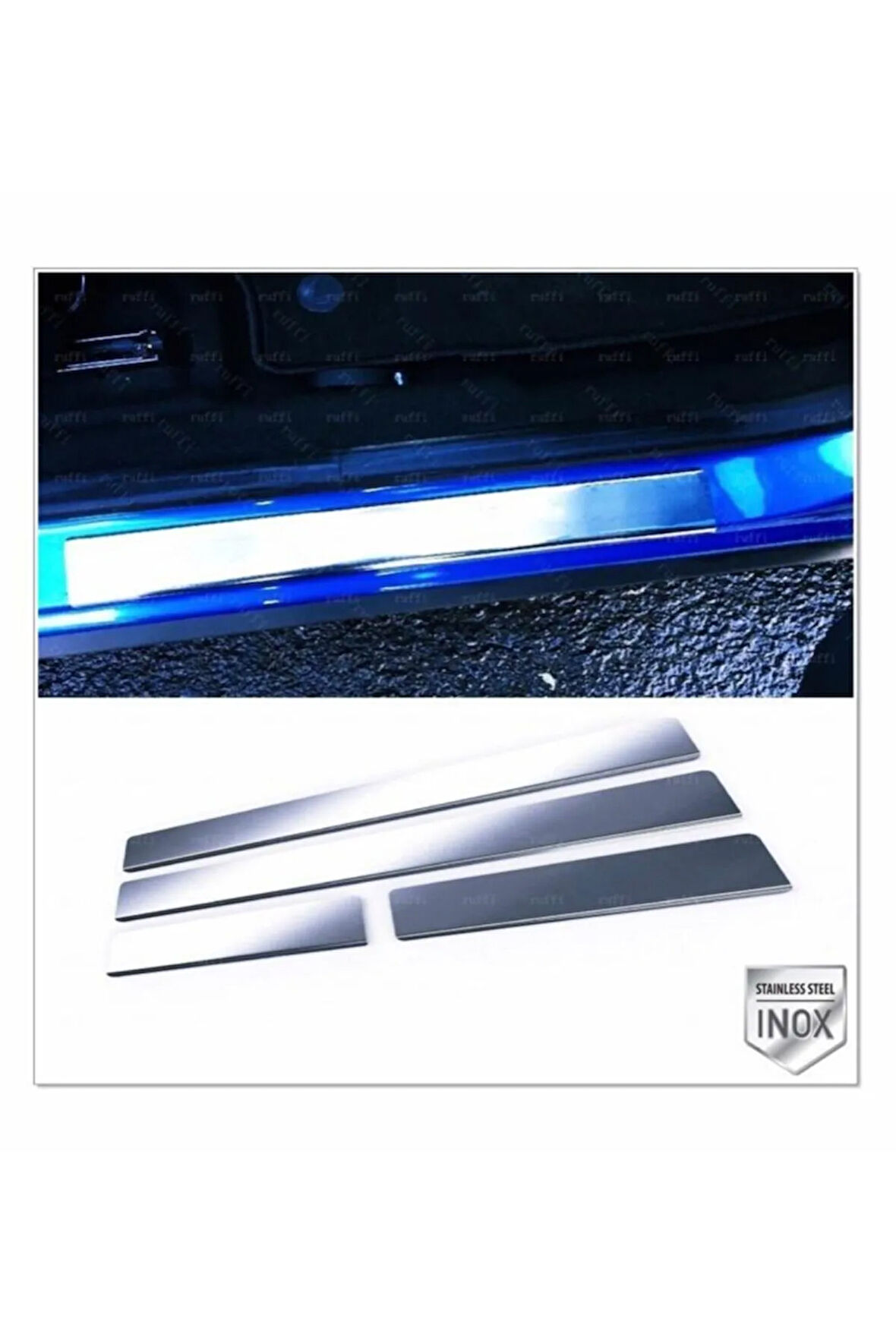 Opel Mokka Uyumlu Krom Kapı Eşiği 2012-2020 Paslanmaz Çelik