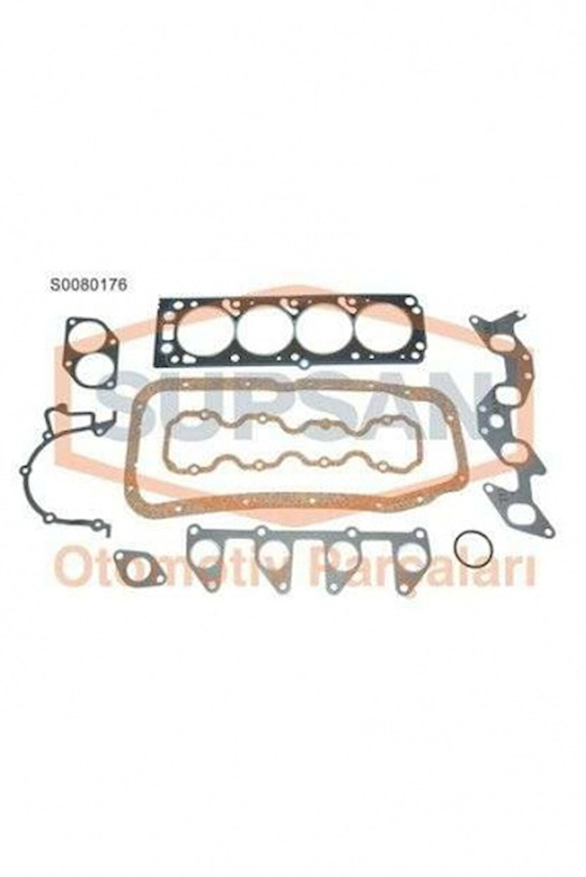 Opel Tam Takım Conta (kecesiz Skc Li) Omega Vectra 1,8 Astra 2,0 18nv Seh E18nvr C20se - Supsan S0080176