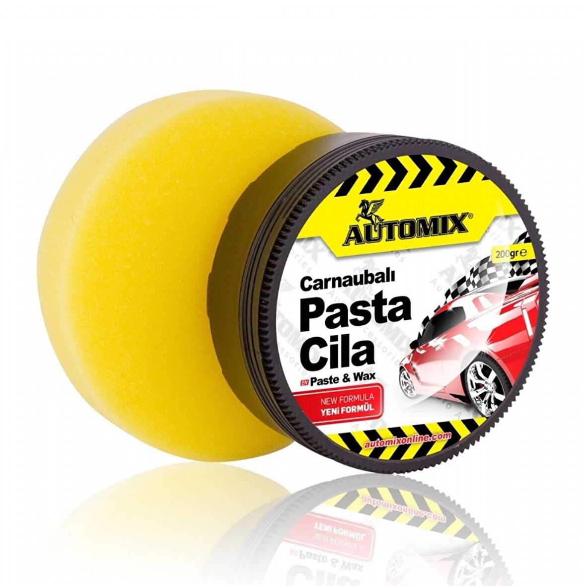 AUTOMİX CARNAUBALI PASTA CİLA KUTULU 200gr