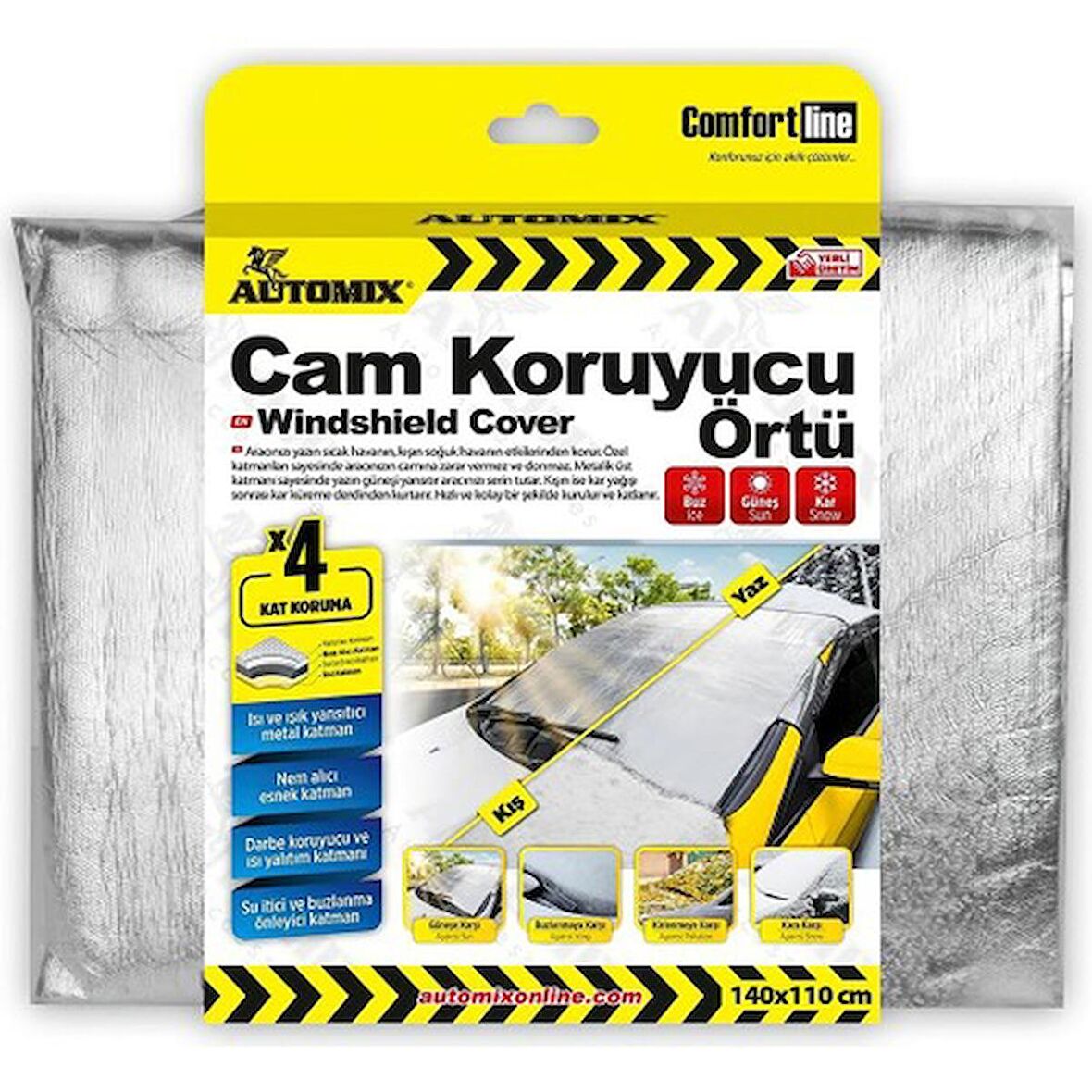 Automix 4 Mevsim Cam Koruyucu