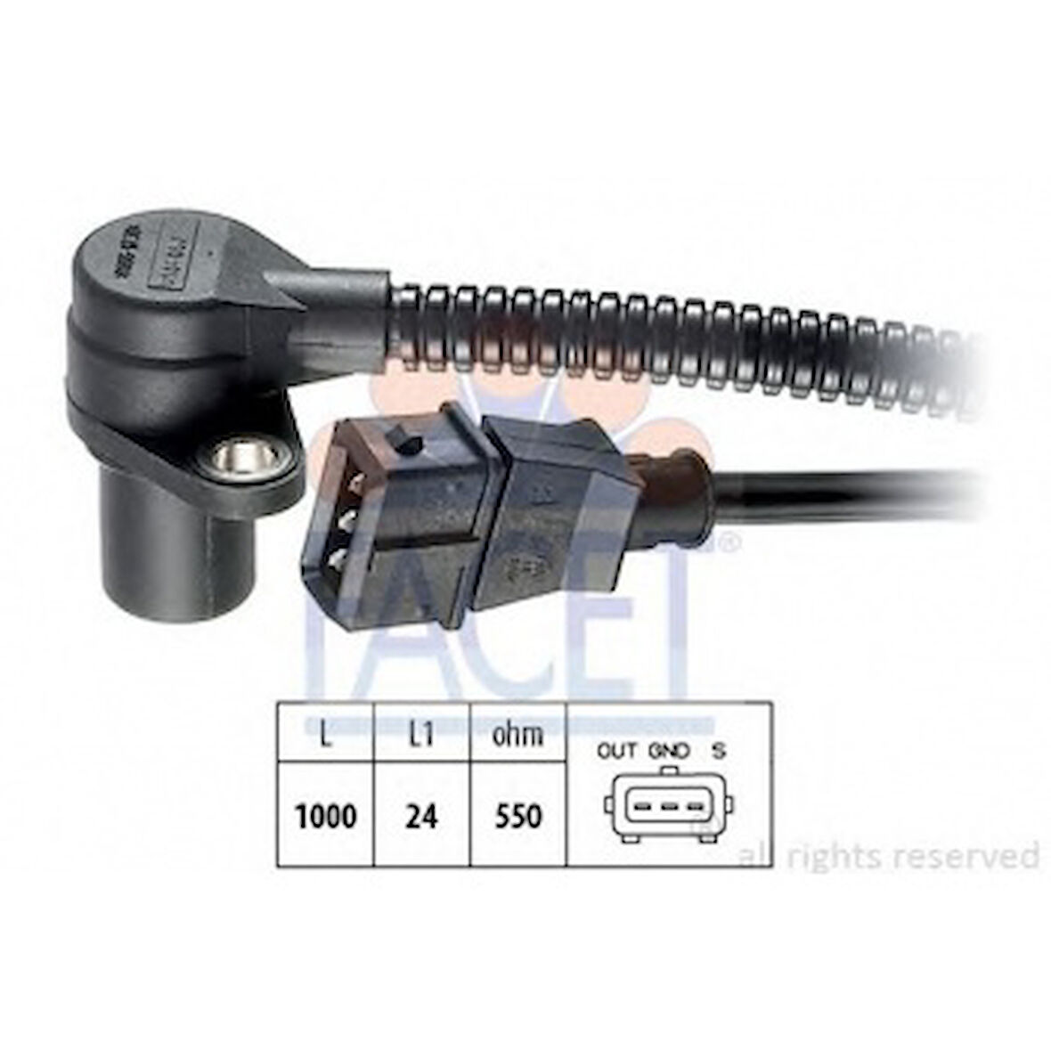 Opel Krank MILI Sensoru Opel Astra F Omega B Vectra - Facet 9.0164