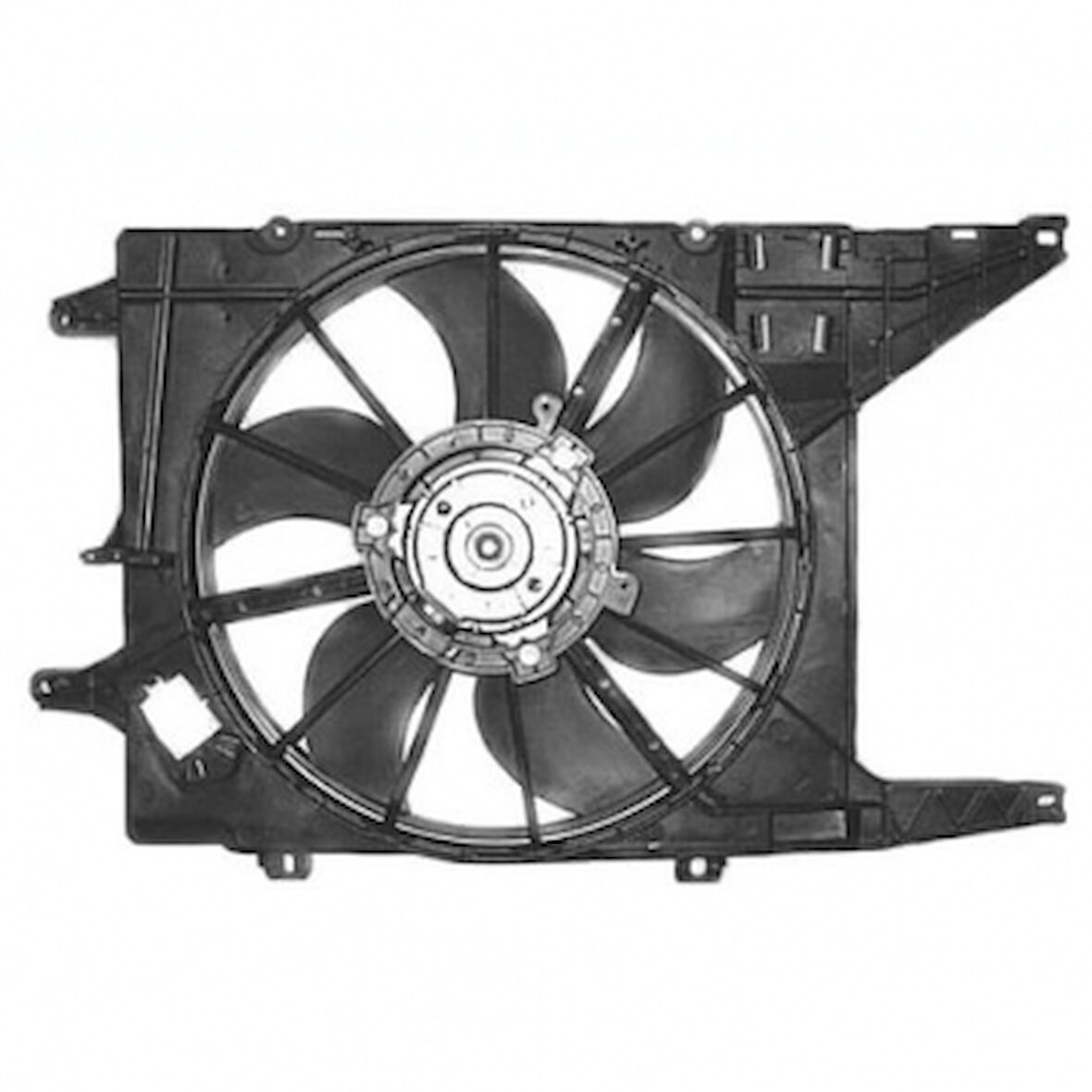 Renault Fan Motoru - Davlumbazlı (540w 12v) - Kal 346960
