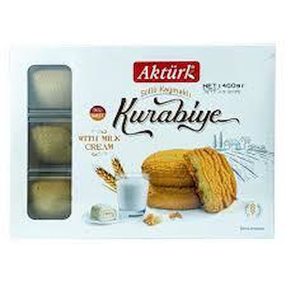 AKTÜRK SÜTLÜ KAYMAKLI KURABİYE 400 G