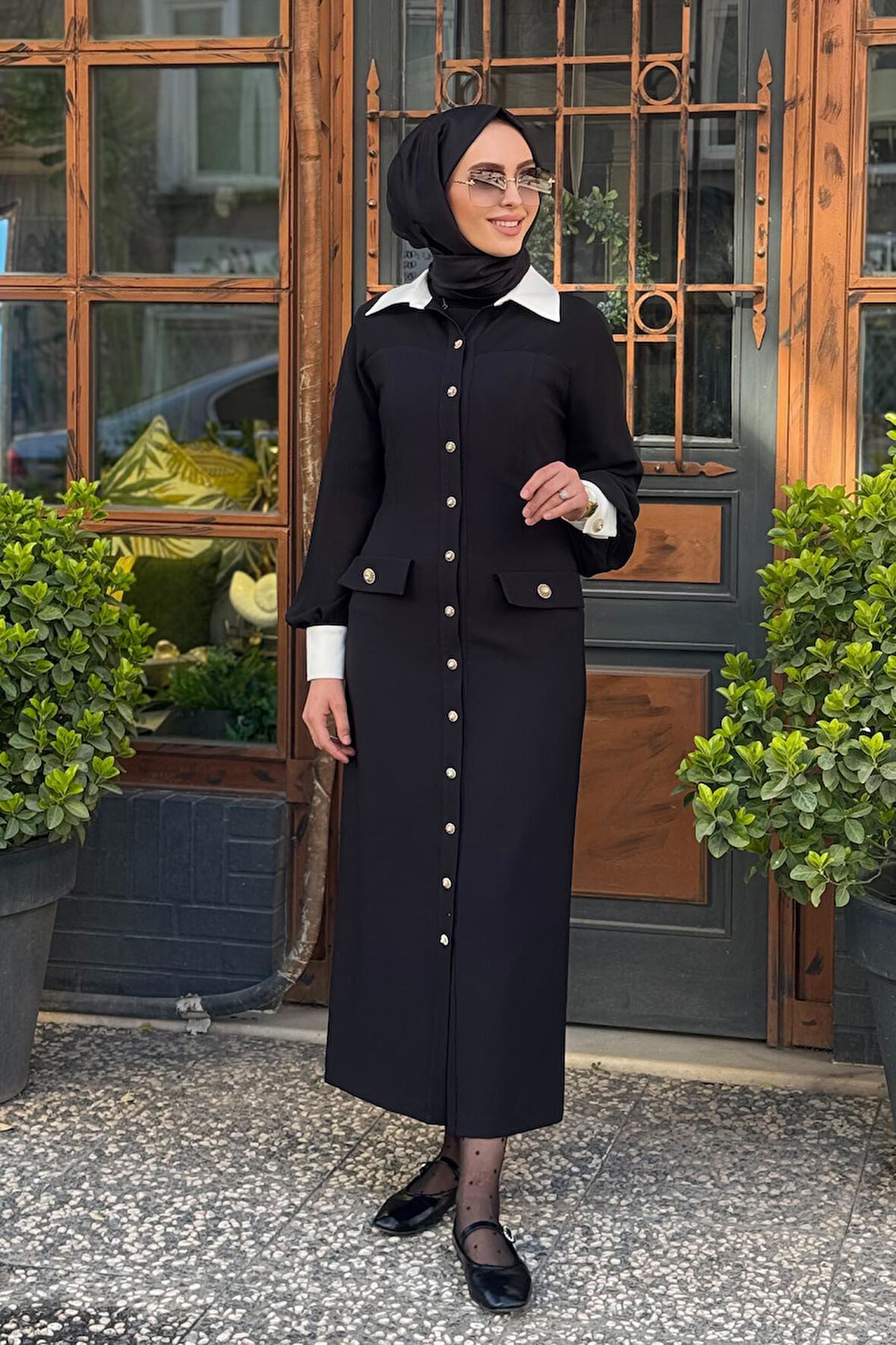 MODAİLGİ Elbise ILG250ELB06070 Siyah