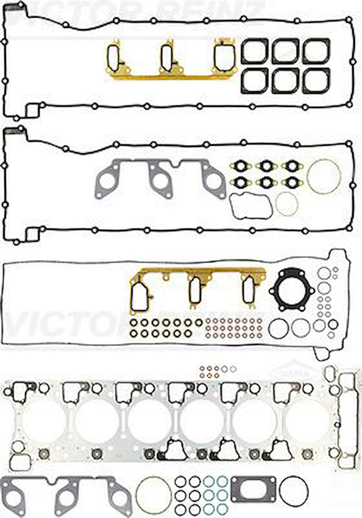 Mercedes Truck Ust Takım Contası Mercedes Actros Mp4-Mp5 1832-1842-1845-1848-1851-2642-3242-4151 / Arocs 3242-4142- - Victor Reinz 02-37330-01