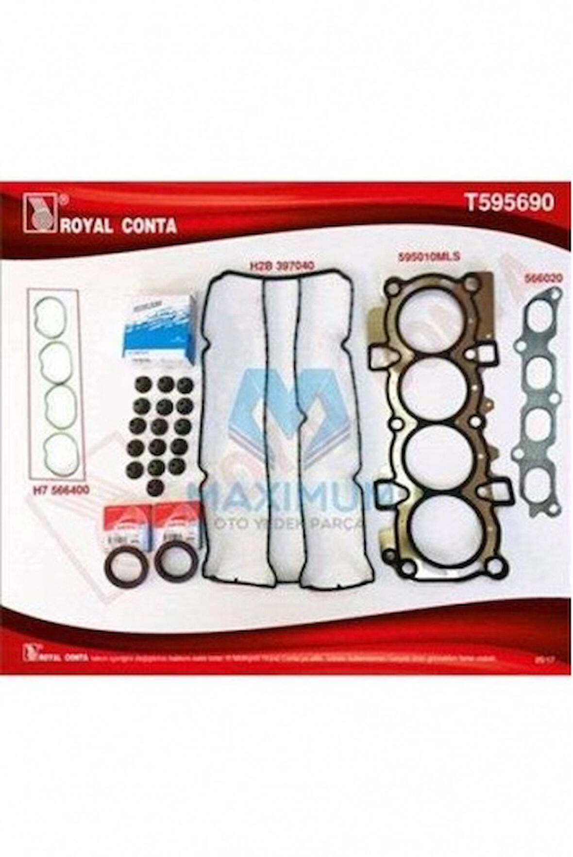 Ford Ust Takım Conta (cortego Keceli Subap Lastıklı) S,k,c Dahıl Focus II 1,6 Zetech 16v Benzinli 07> - Royal T595690