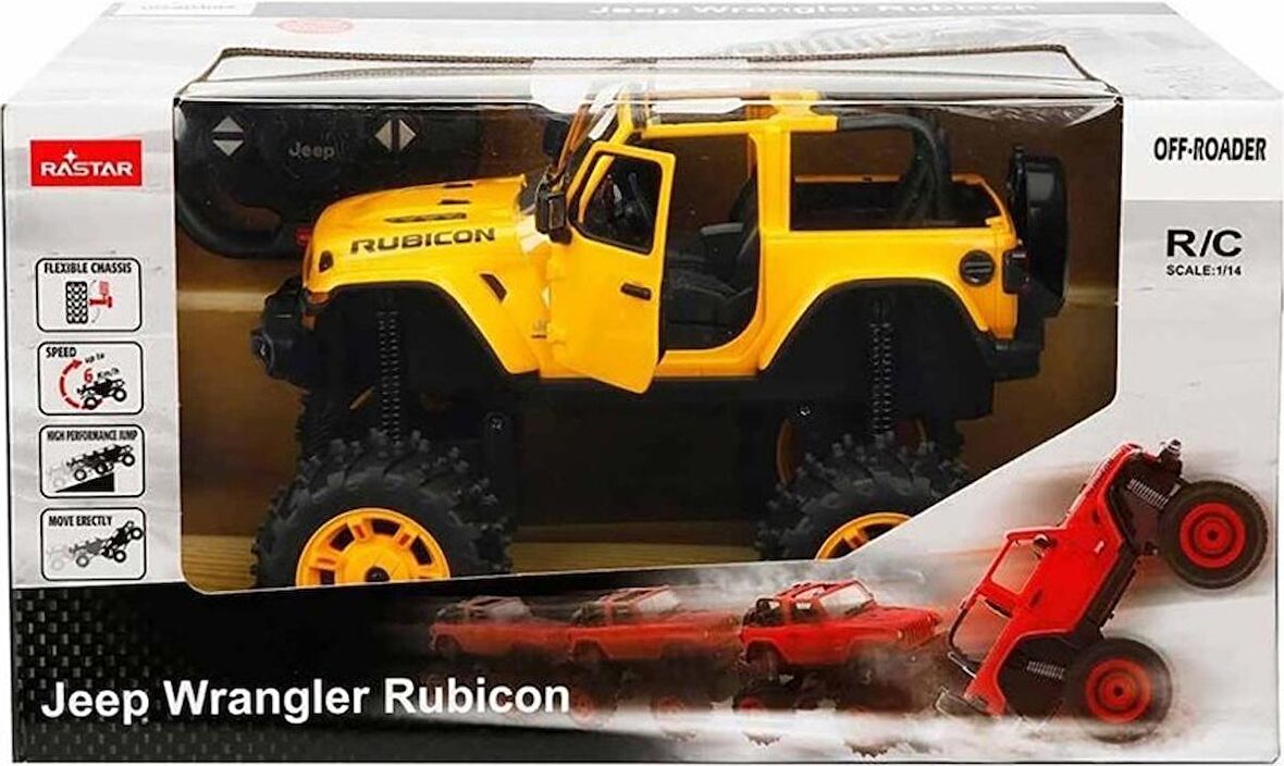 Galtoys Gal 1:14 Şarjlı Jeep Sarı
