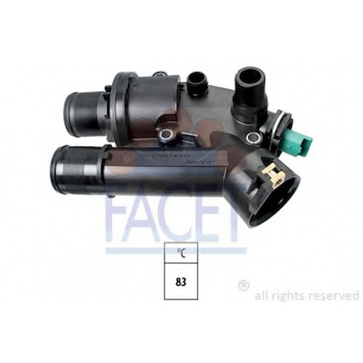 Jaguar Termostat Freelander 2 L359 06>14 Discovery Sport L550 14> Range Rover Evoque L538 11>19 Xf Sportbra - Facet 7.8747