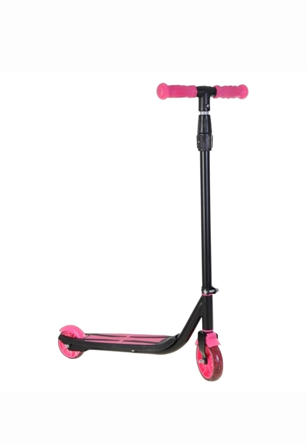 2 teker ışıklı scooter pembe