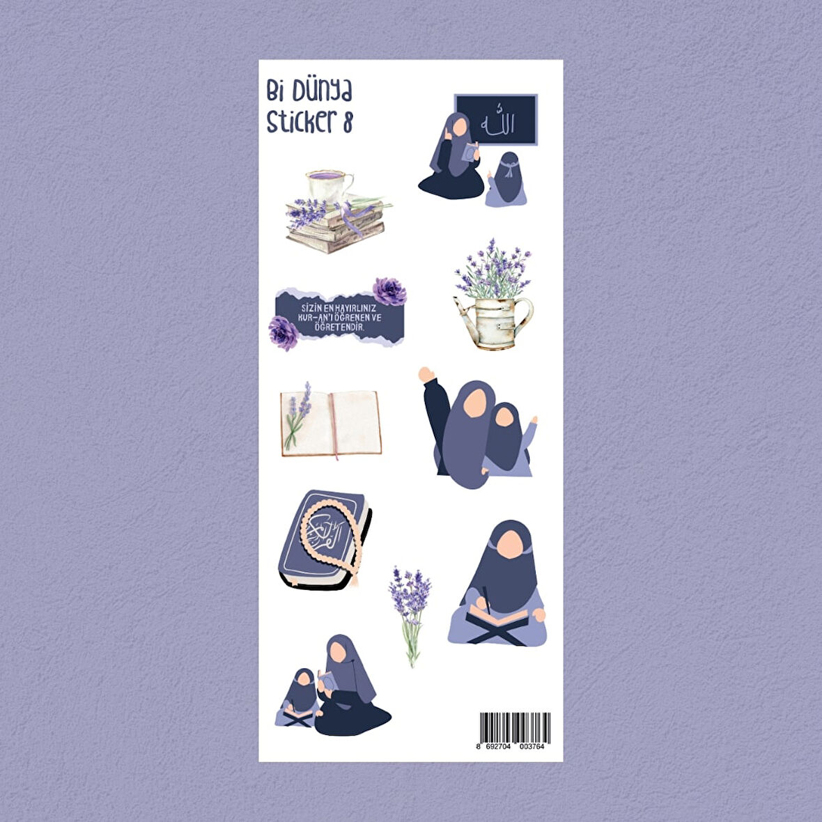 M8 - Kuran Kursu Hocası - İslami Sticker Paketi