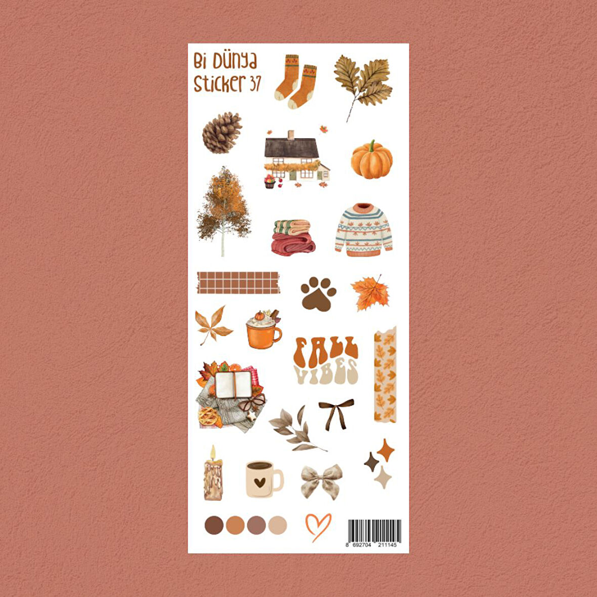 M37 – Fall Vibes Sticker Seti