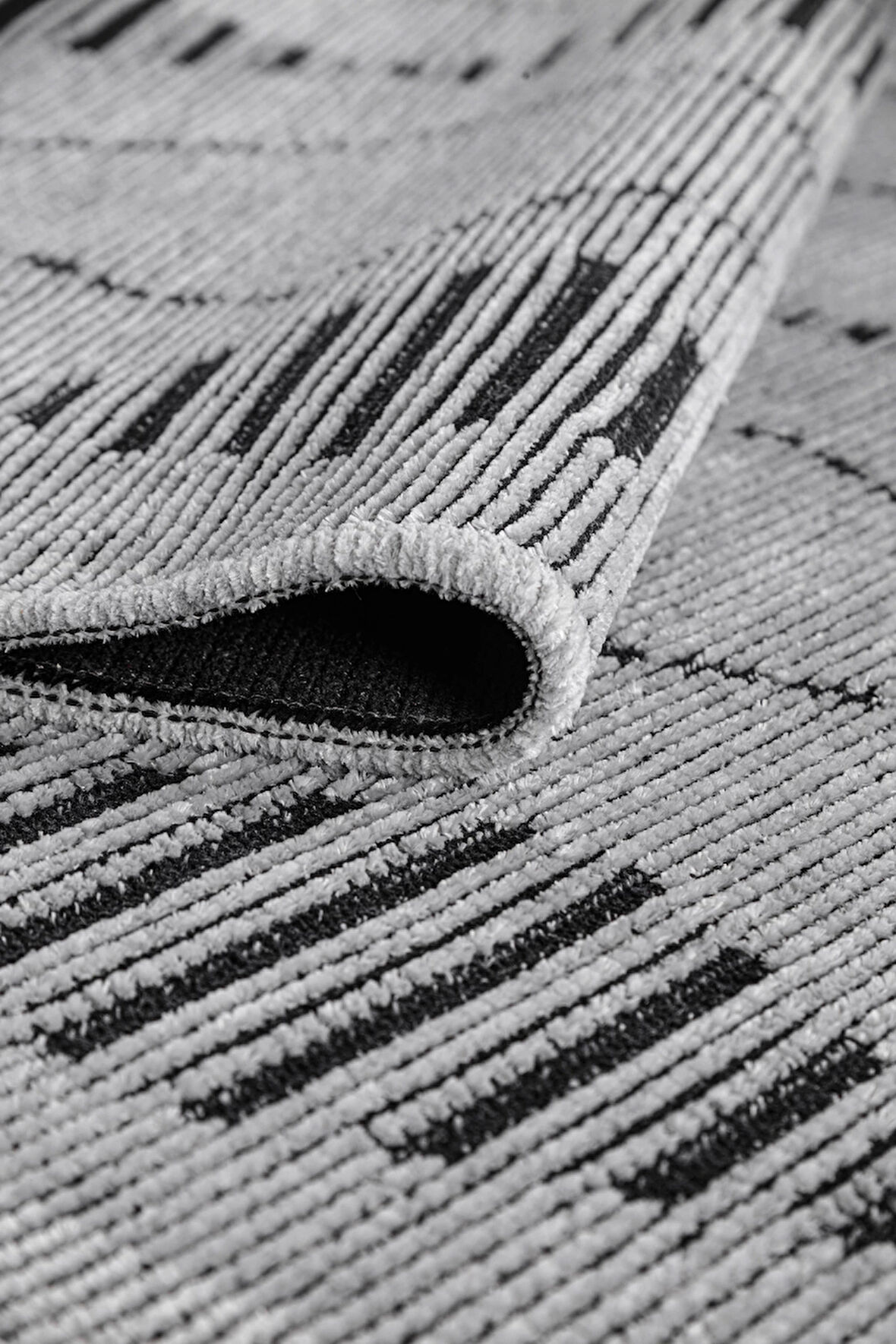 TROY Yıkanabilir Kaydırmaz, Pamuk Dokuma, Premium Kalite Salon&mutfak&yemek Odası Kilimi TY106-A.Gri