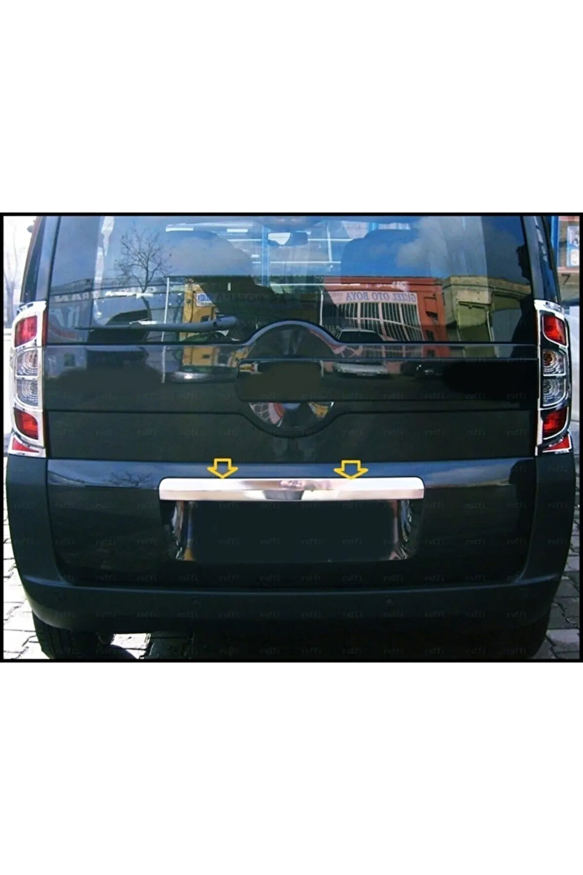 Citroen Nemo Krom Bagaj Çıtası 2008 Ve Üzeri Paslanmaz Çelik