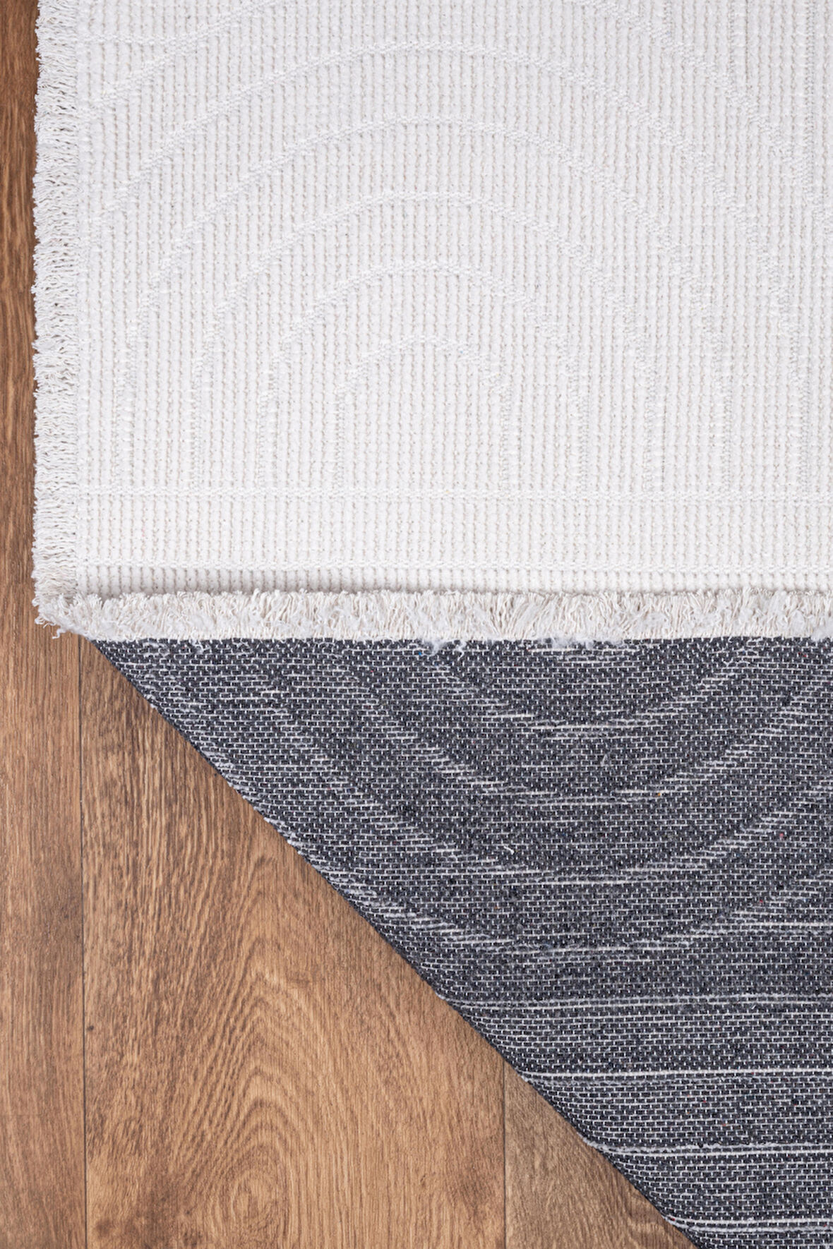 TROY Yıkanabilir Kaydırmaz, Pamuk Dokuma, Premium Kalite Salon&mutfak&yemek Odası Kilimi TY112-Kemik