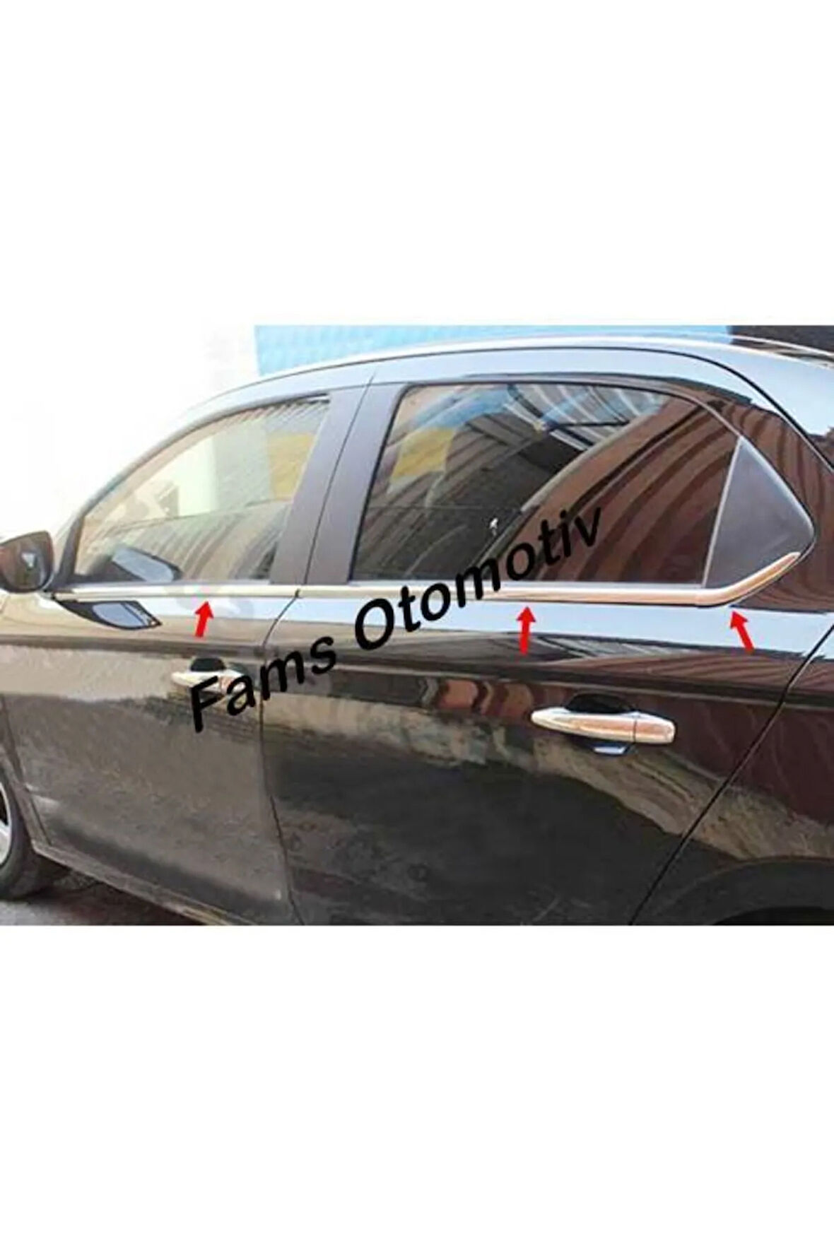 Citroen C-elysee Krom Cam Çıtası 6 Parça 2012 Üzeri P.çelik