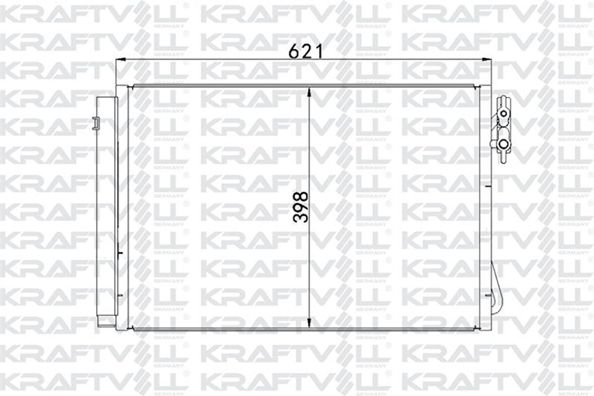 Bmw Klima Radyatoru N43 N45 N46 N51 N52 N53 M3 E81 E82 E87 E88 E90 E91 E92 E93  X1 E84 E89 - Kraftvoll 08060082