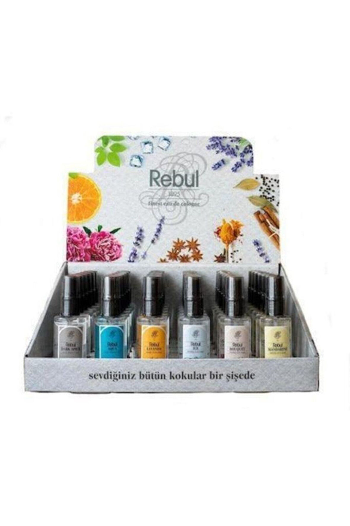 Rebul Edc Pet Şişeli Spray Kolonya Set 6x50 ml 