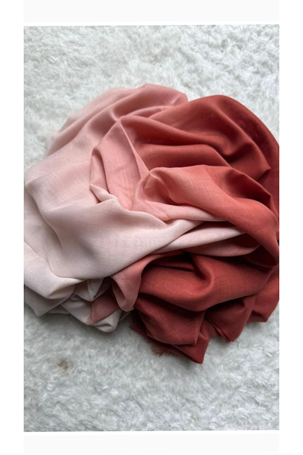 İthal Dubai Degrade Şal Pamuk Tülbent Şal