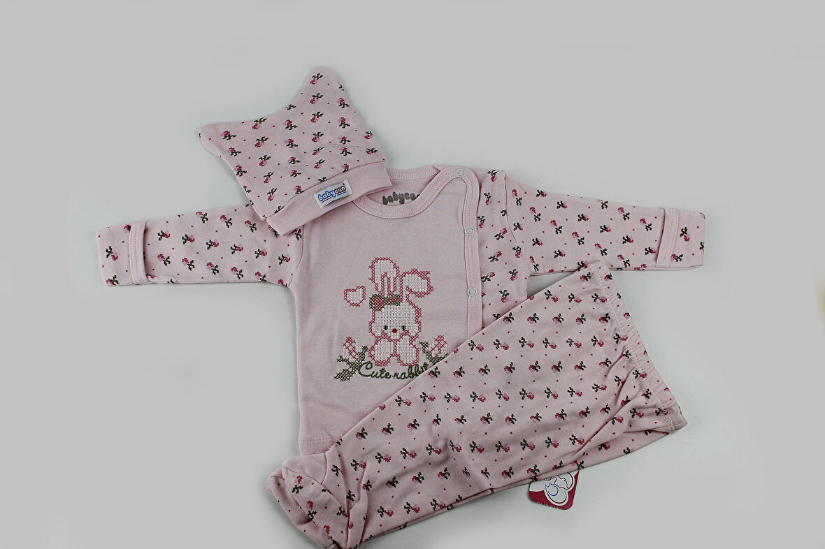 Kaniviçe Nakışlı Üçlü Zıbın Takım