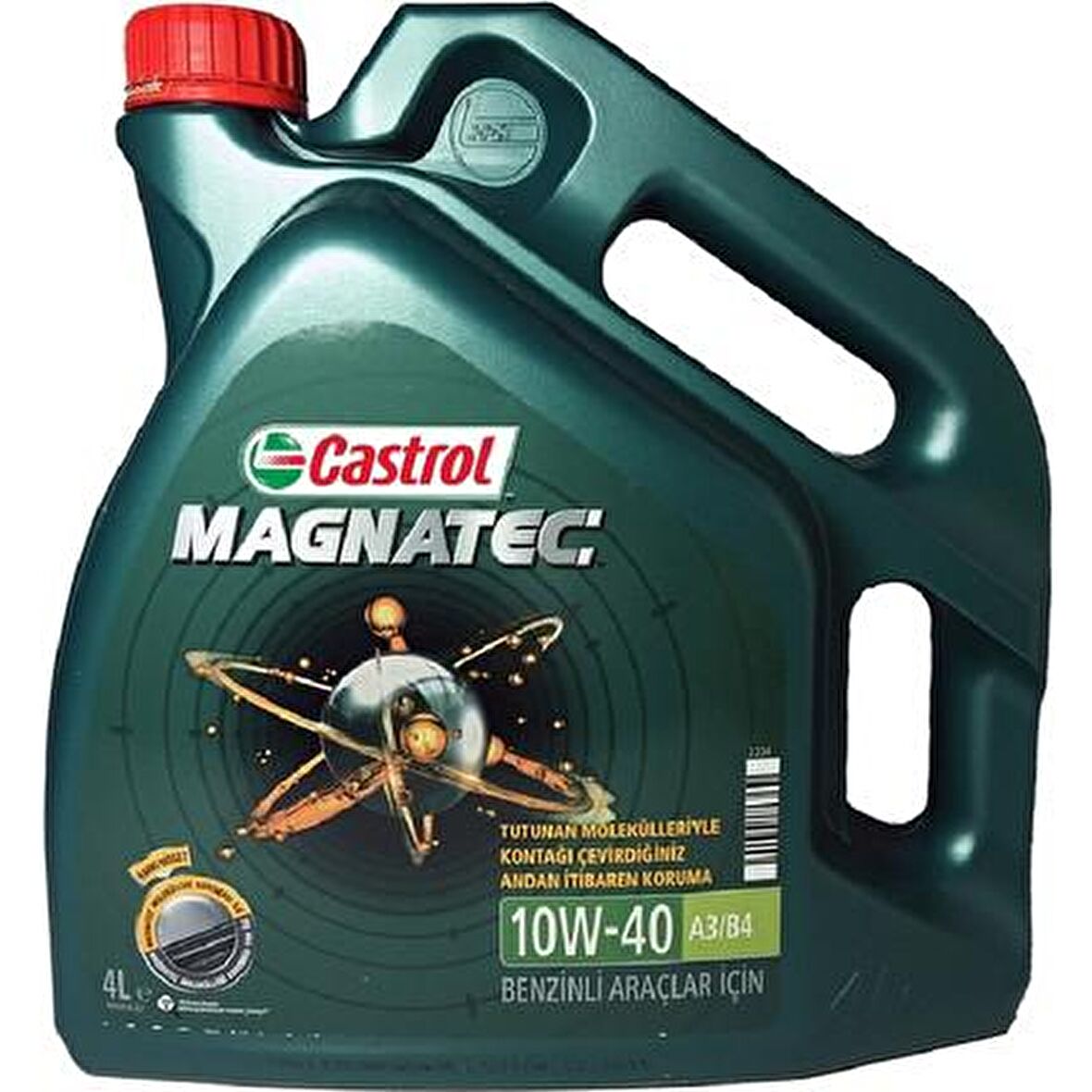 Castrol Magnatec 10W-40 Sentetik 4 lt Benzin Motor Yağı Üretim:2022 