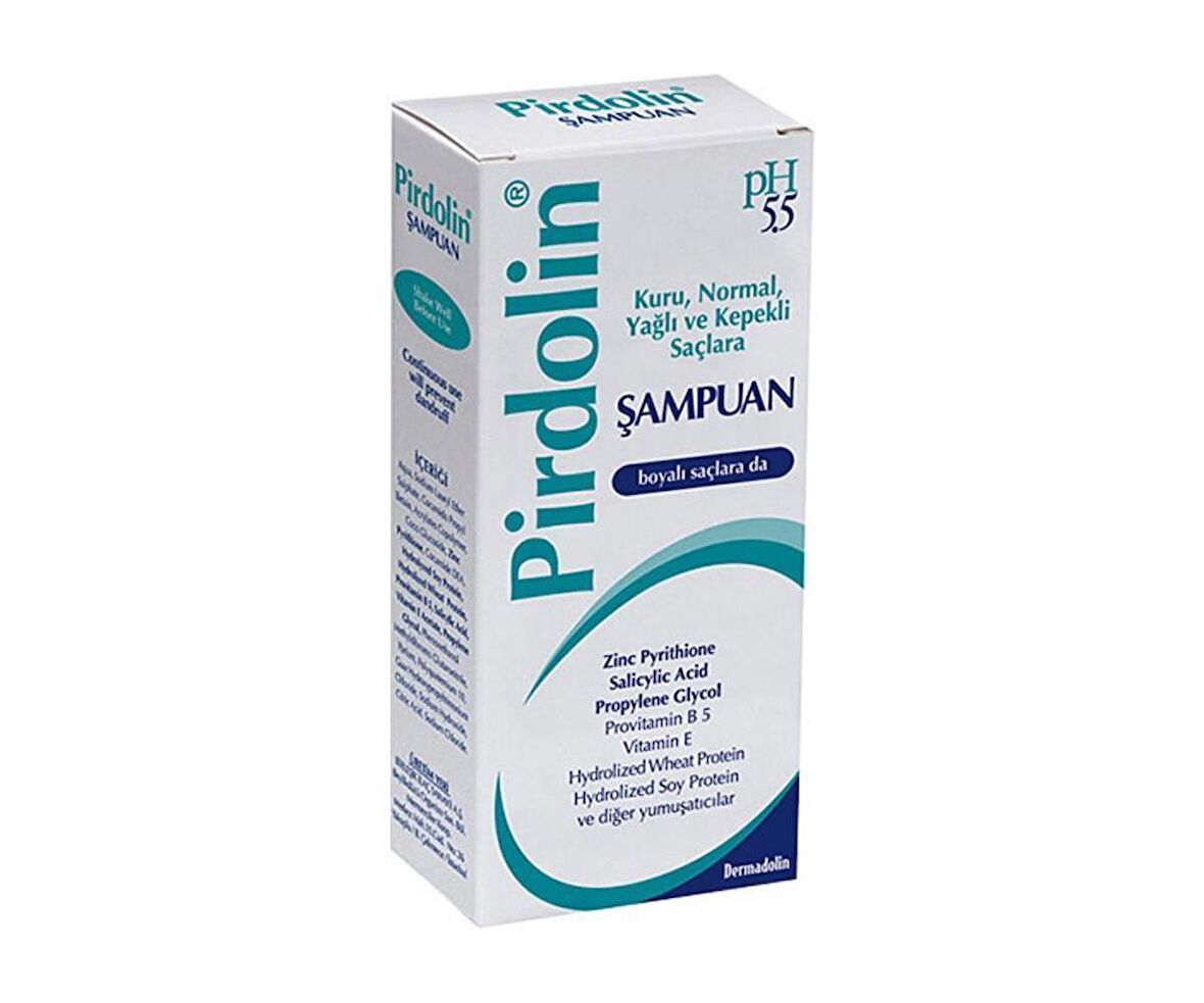 Pirdolin Kuru, Normal Yağlı ve Kepeğe Karşı Saç Bakım Şampuanı 125 ml