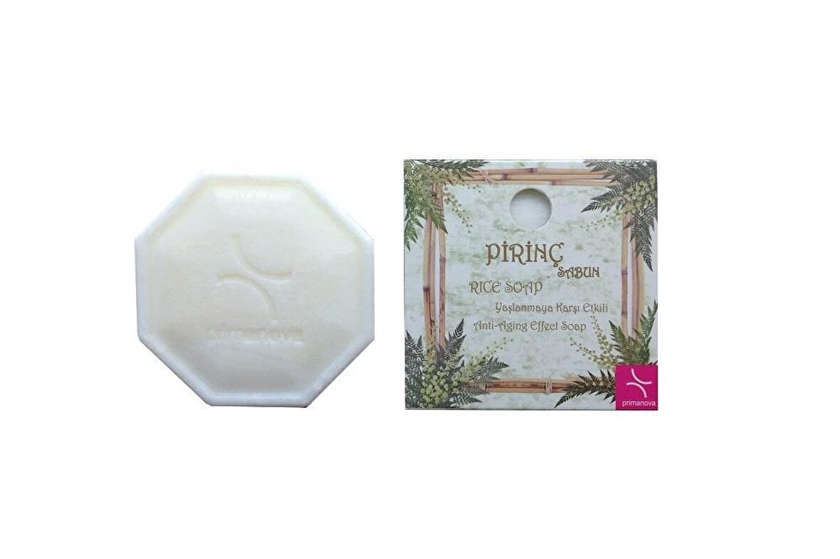 Primanova Pirinç Özlü Doğal Sabun 125Gr D-S15909