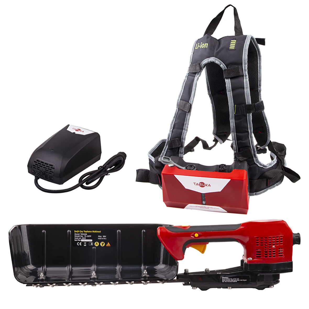 Tasuka TS-30TP Akülü Çay Toplama Ocak Dibi Alma Makinası