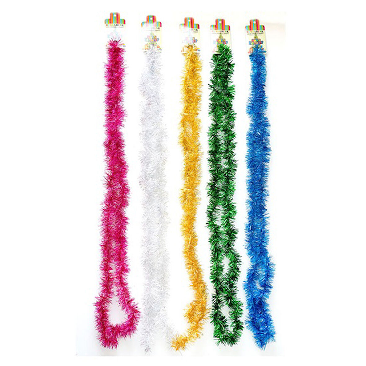 Fiesta Sim Süs Renkli İnce 1Cm 2 Metre - 6 adet