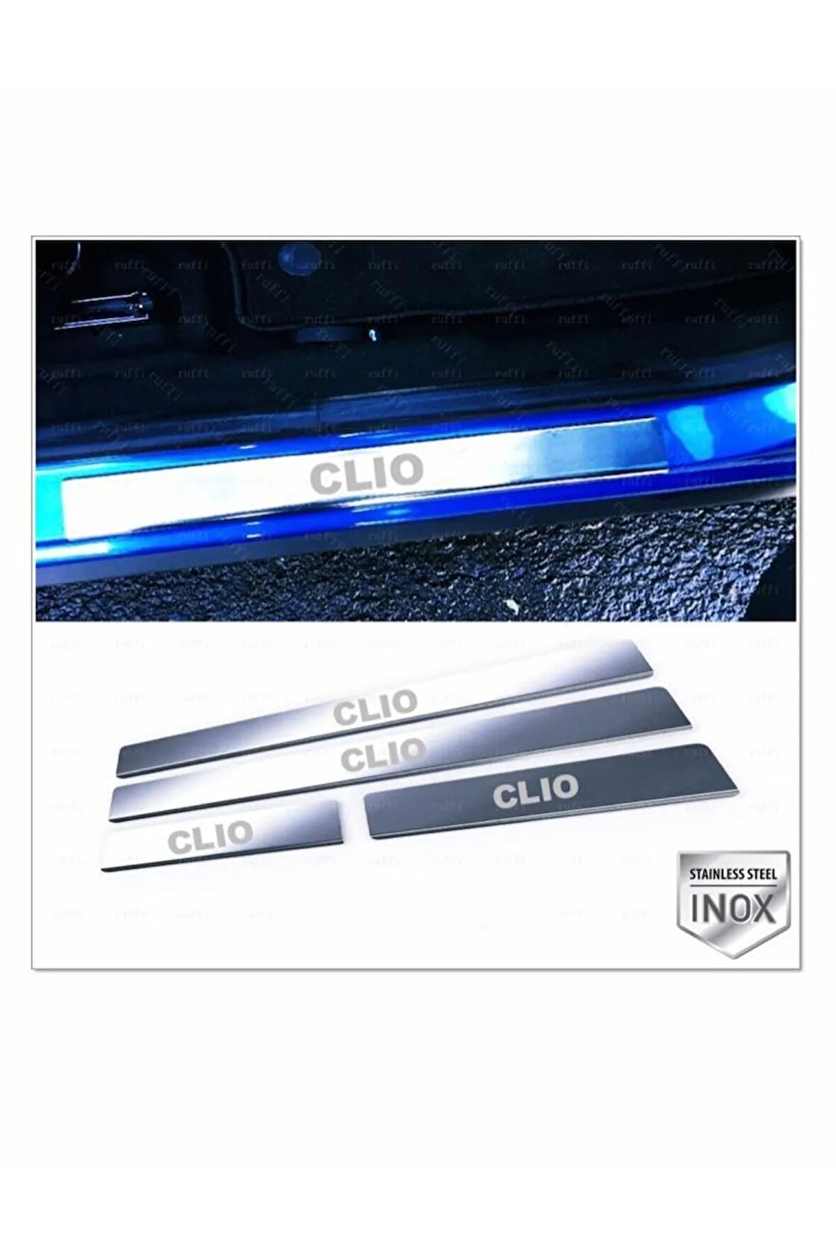 Renault Clio 4 Krom Kapı Eşiği 4 Kapı 2012-2018 P.çelik