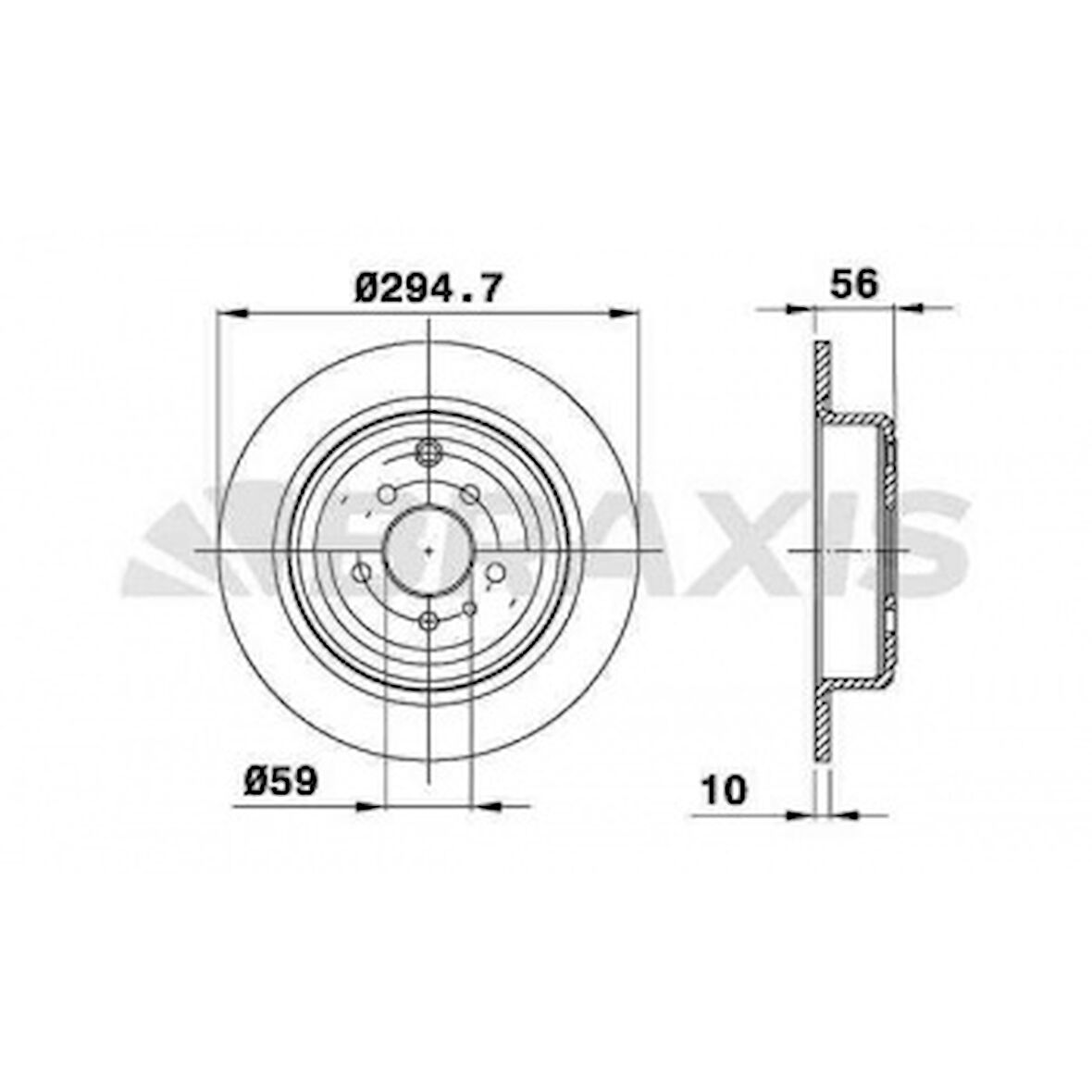 Psa Arka Fren Disk Aynası 806 1.9td / 2.0 / 2.0t / 2.1td 94 - Braxıs Ae0413