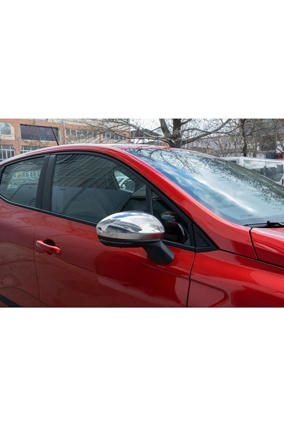 Renault Clio 5 Uyumlu Hb Krom Ayna Kapağı 2 Parça 2019 Ve Üzeri Paslanmaz Çelik