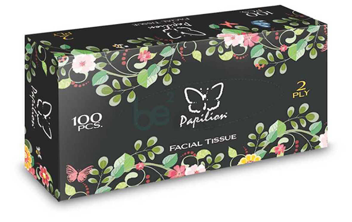 Papilion Kutu Mendil Çiçek 100 lü