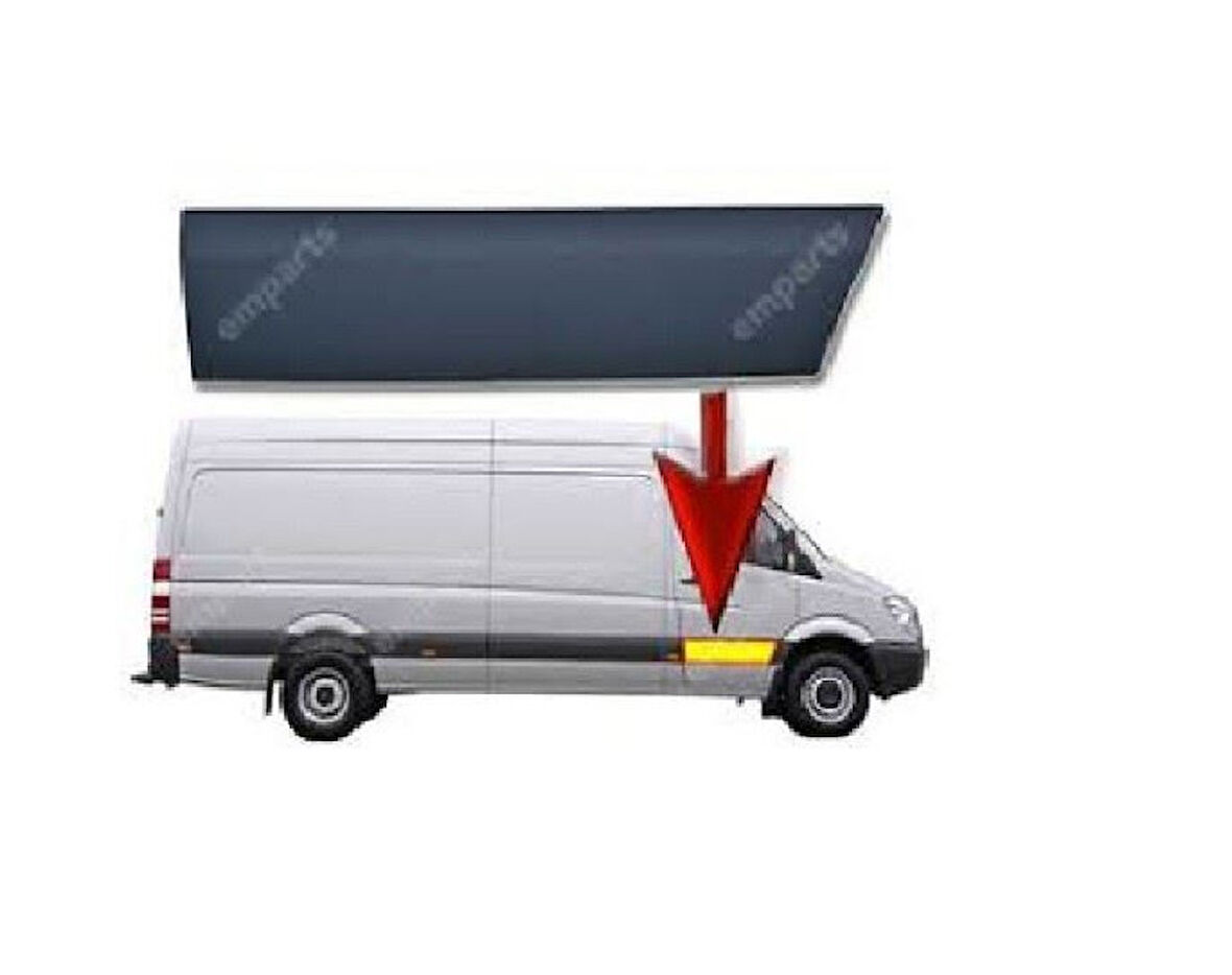 Mercedes On Kapı Kaplama Sag Crafter Sprinter 06> - Vortex V2206536