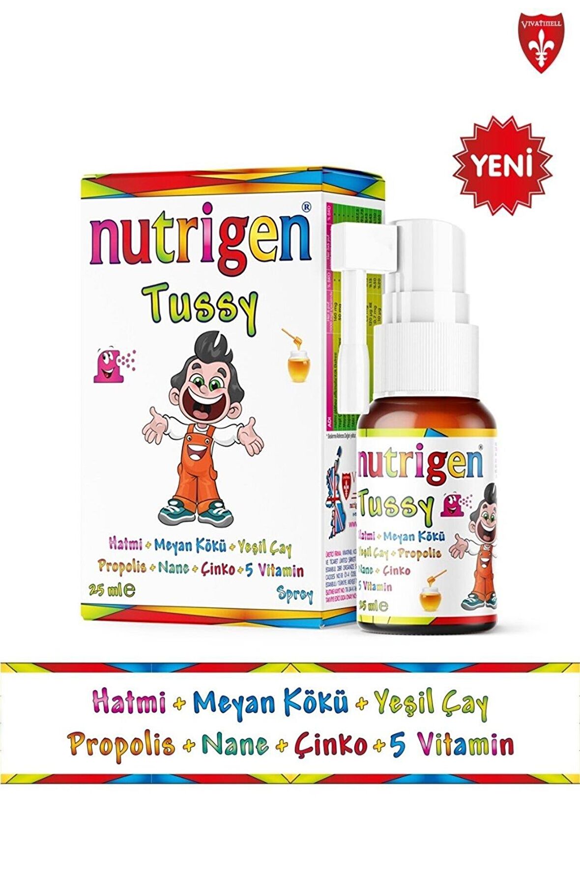 Nutrigen Tussy Boğaz Spreyi 25 ml