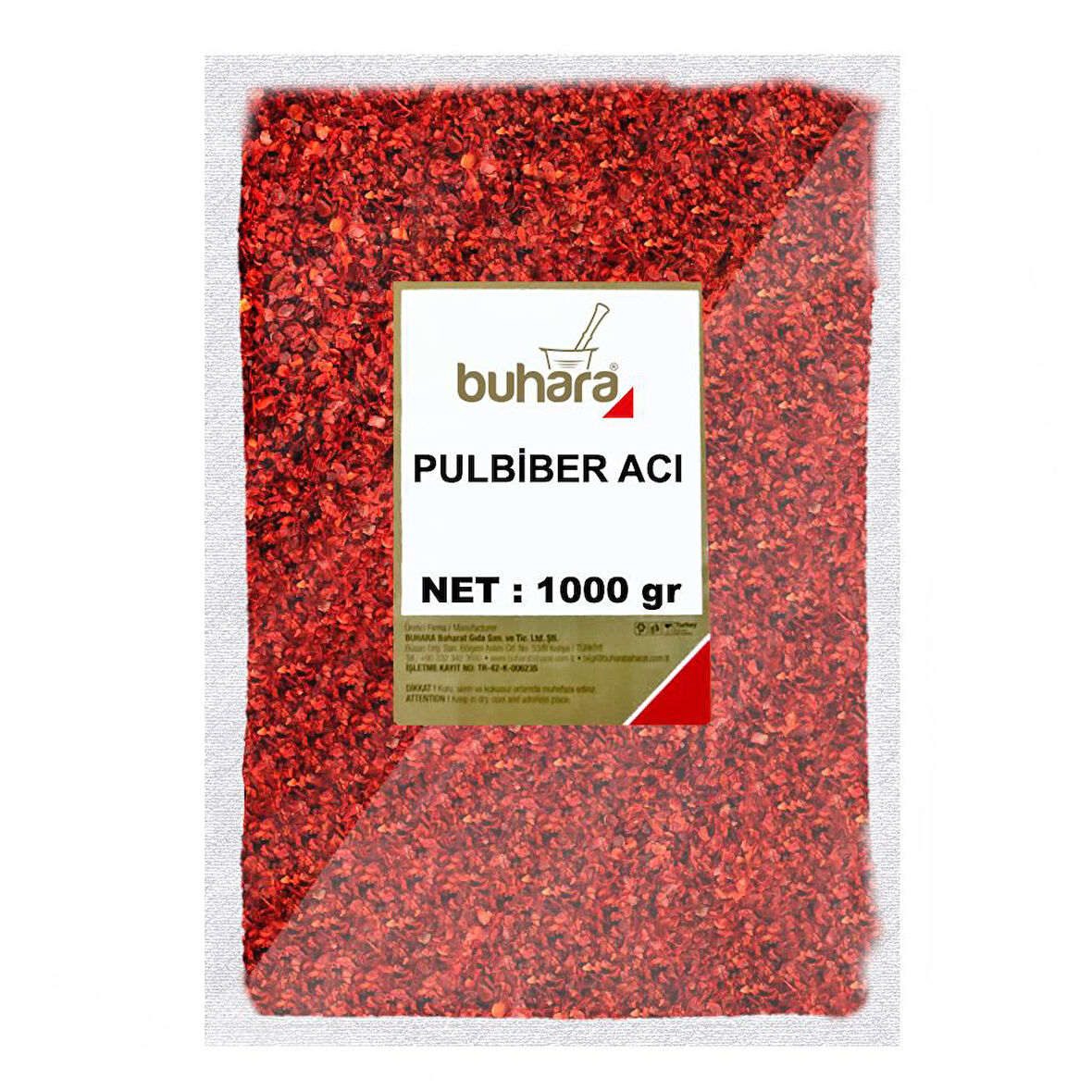 BUHARA PULBİBER ACI (İRİDİŞ) 1000 GR