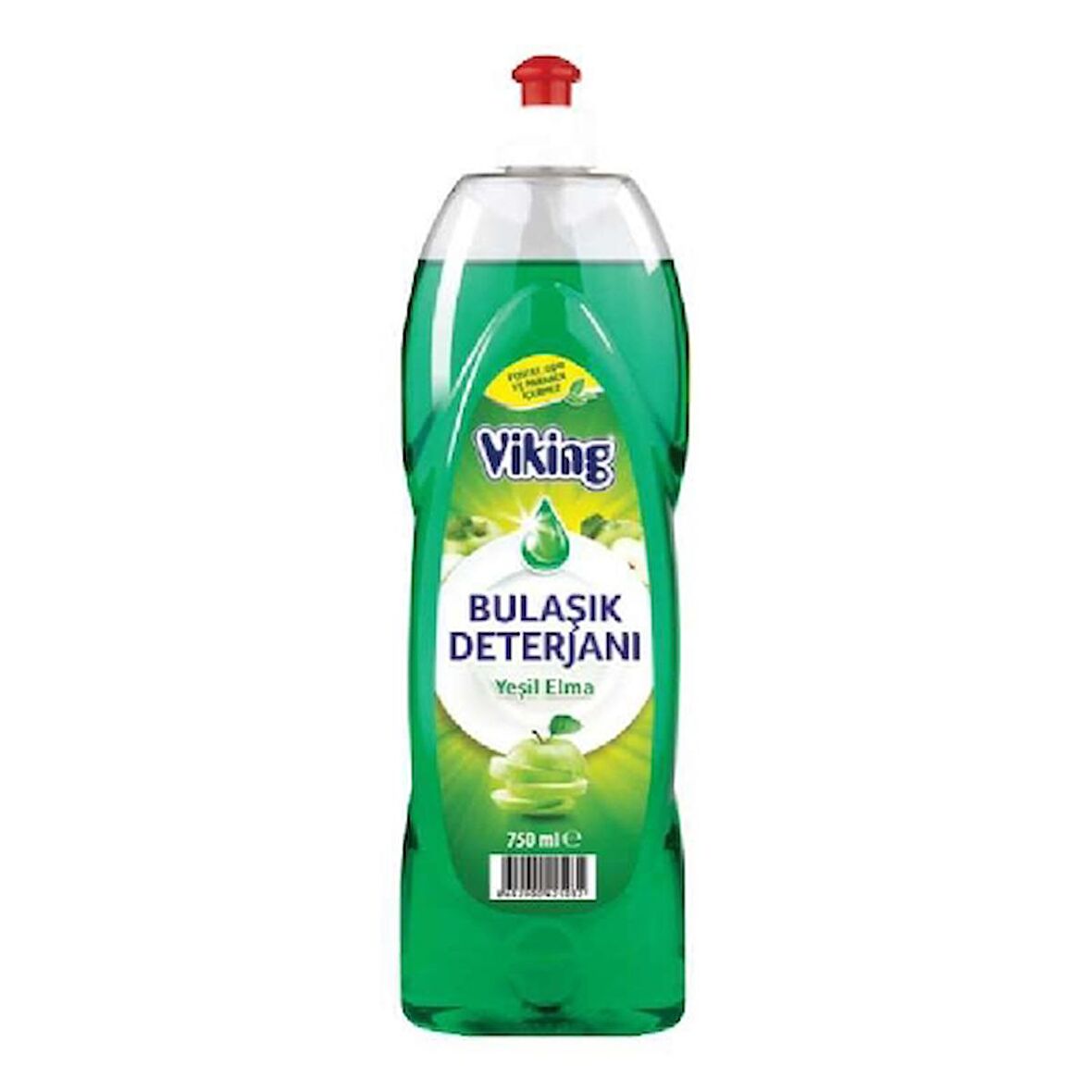 Viking Sıvı Bulaşık Deterjanı 750 ml. Elmalı (12'li)