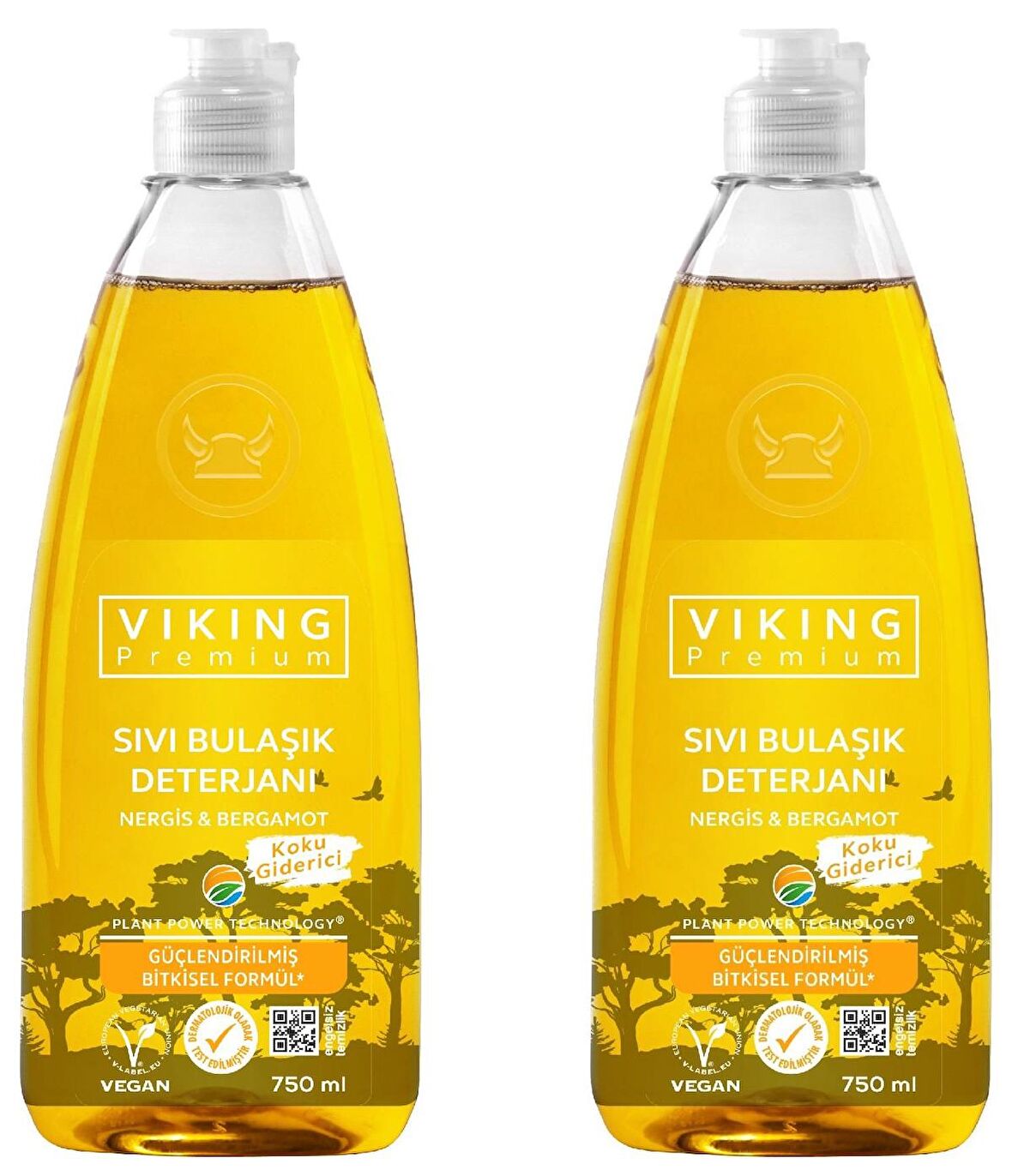 Viking Premium Nergis Bergamotlu 2x750 ml Elde Yıkama Deterjanı