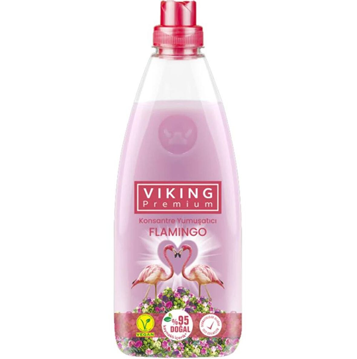 Viking Premium Flamingo Organik Beyazlar ve Renkliler İçin Konsantre Yumuşatıcı 1200 ml 50 Yıkama