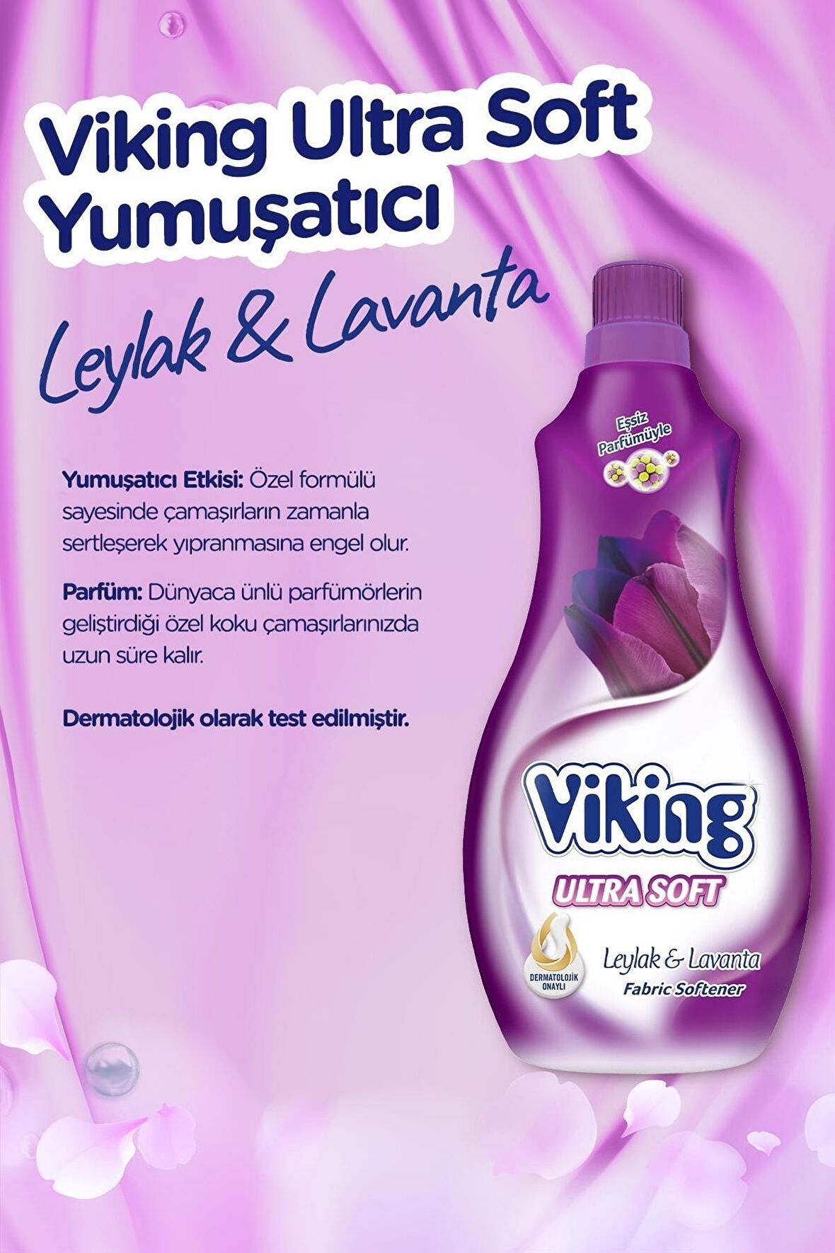 Viking Ultra Soft Lavanta - Leylak Konsantre 60 Yıkama Yumuşatıcı 1.44 lt 6'lı