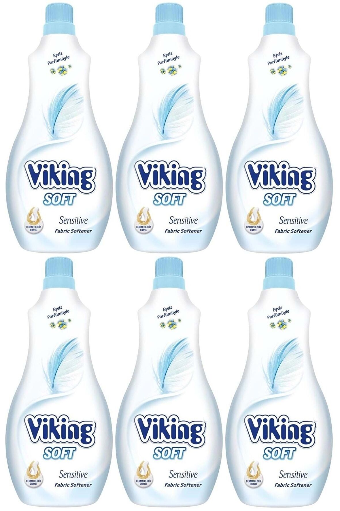 Viking Soft Sensitive Konsantre 60 Yıkama Yumuşatıcı 1.5 lt 6'lı