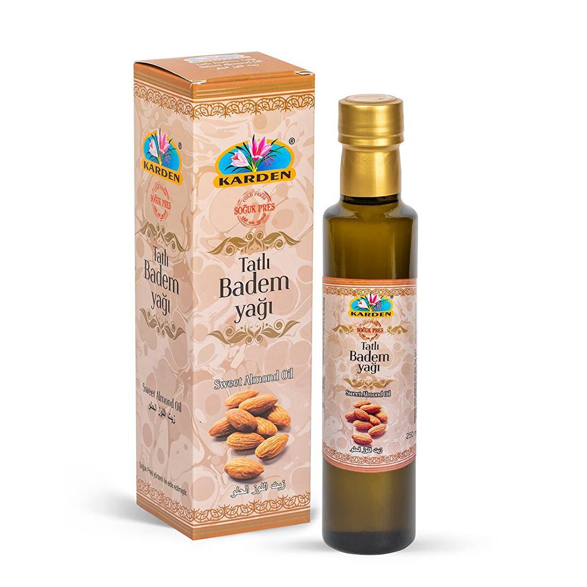 Karden Tatlı Badem Yağı 250 ml