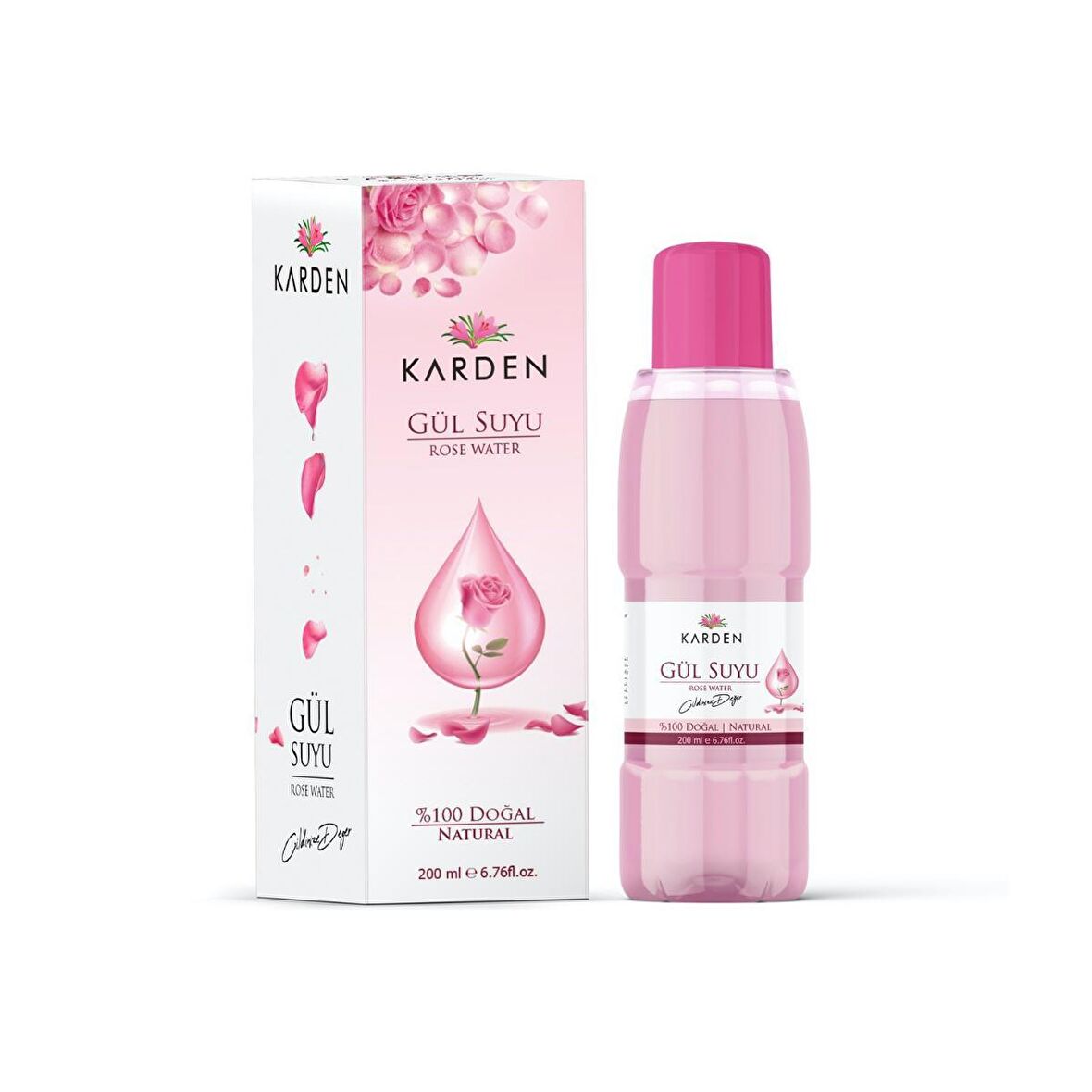 Karden Natural Gül Suyu 200 ml