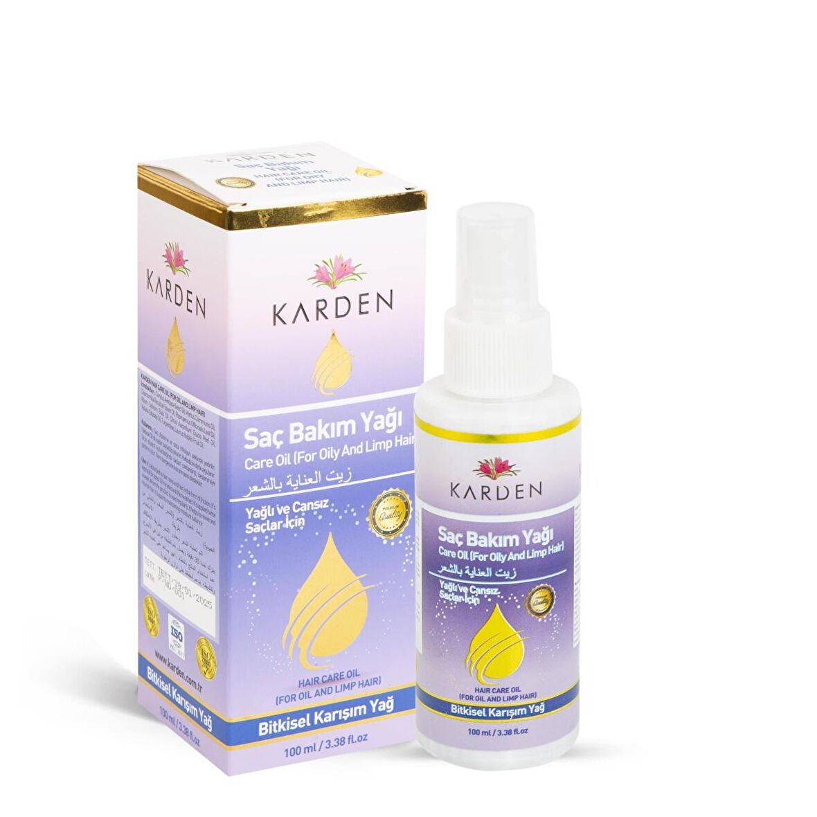 Karden Yağlı Saç Bakım Yağı 100 ml